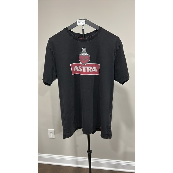 Astra Other - Astra Beer Heart Anchor Graphic T-Shirt Black XL Hamburg Germany Streetwear